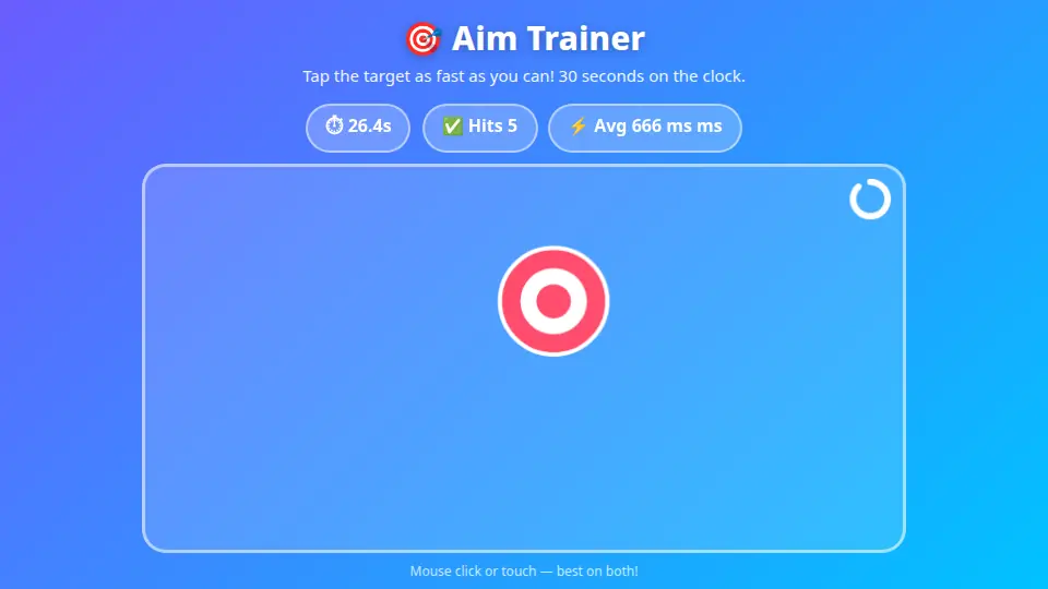 Aim Trainer