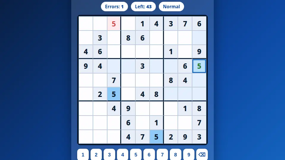 Sudoku 9x9